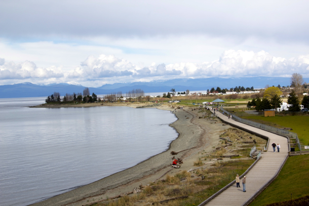 beachcombing and picnicking on Orcas beaches